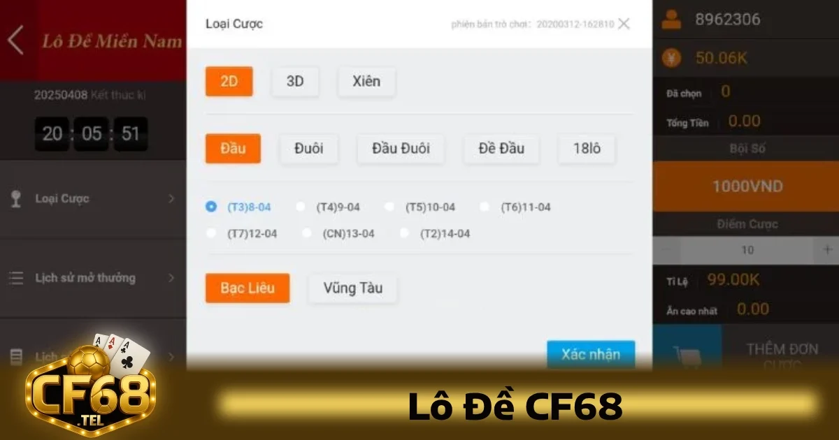 Để đặt cược trên CF68, người chơi hoàn toàn không cần phải làm thủ tục phức tạp hay đến chơi trực tiếp như truyền thống.